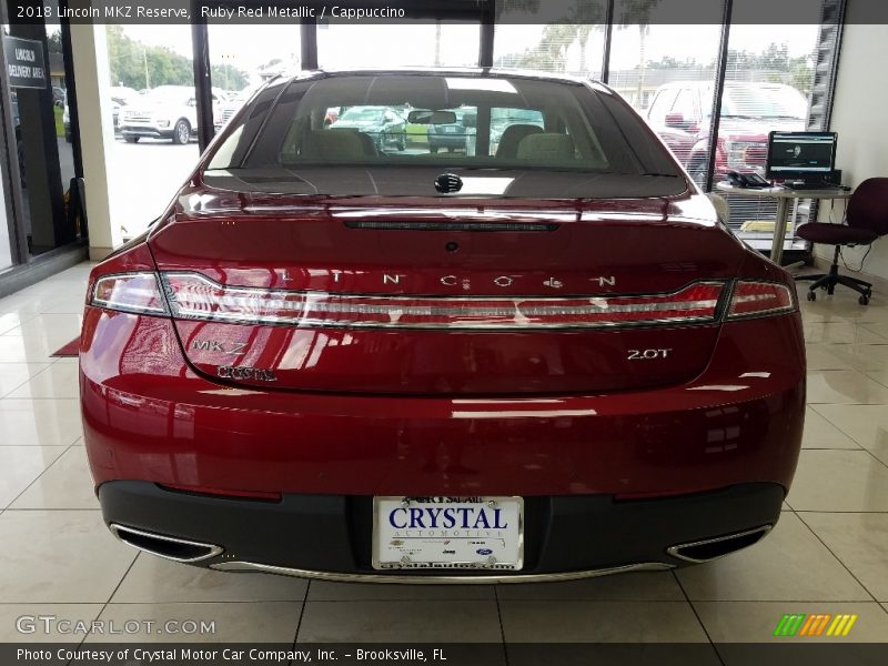 Ruby Red Metallic / Cappuccino 2018 Lincoln MKZ Reserve