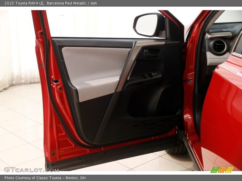 Barcelona Red Metallic / Ash 2015 Toyota RAV4 LE