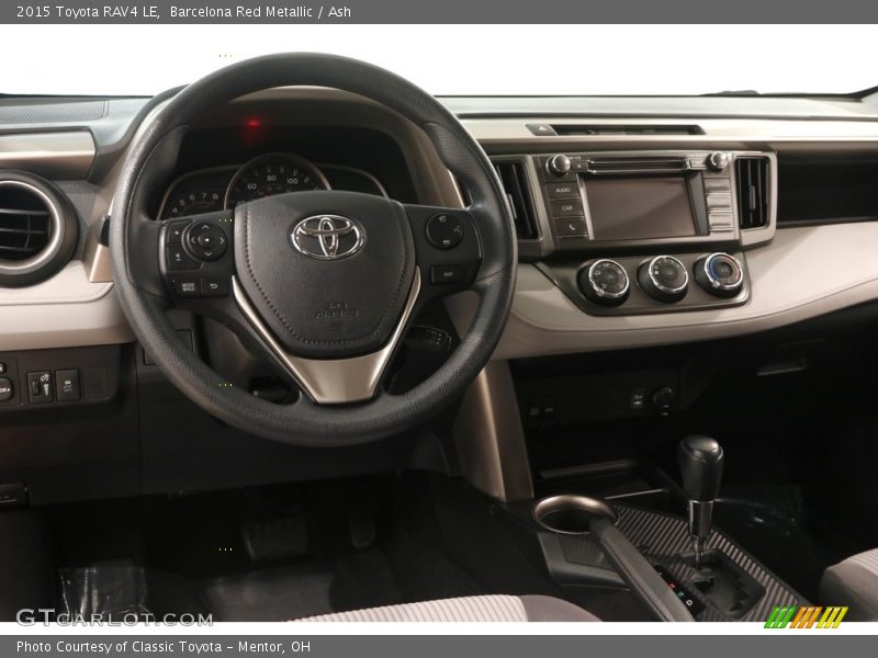 Barcelona Red Metallic / Ash 2015 Toyota RAV4 LE