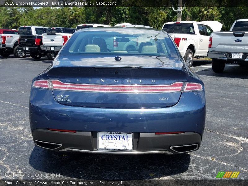 Blue Diamond Metallic / Cappuccino 2018 Lincoln MKZ Select