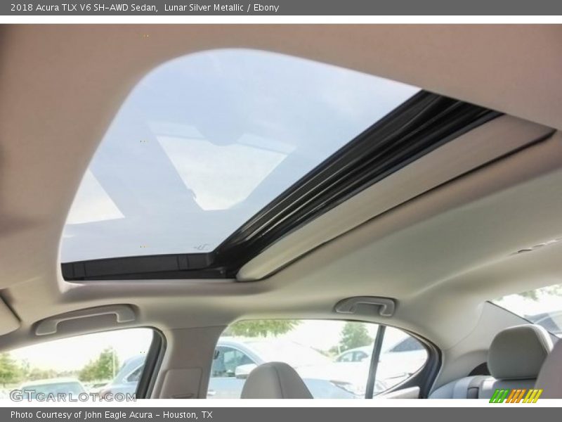 Lunar Silver Metallic / Ebony 2018 Acura TLX V6 SH-AWD Sedan