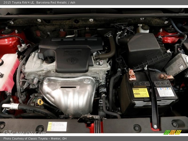 Barcelona Red Metallic / Ash 2015 Toyota RAV4 LE