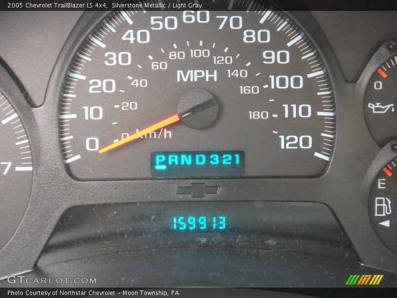 Silverstone Metallic / Light Gray 2005 Chevrolet TrailBlazer LS 4x4
