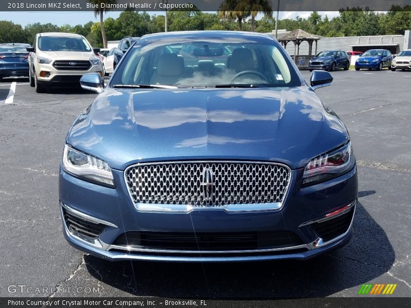 Blue Diamond Metallic / Cappuccino 2018 Lincoln MKZ Select