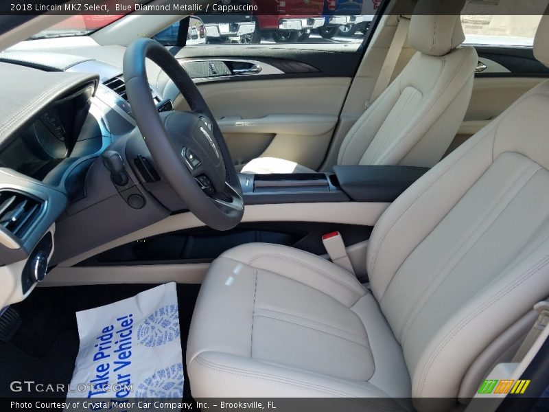 Blue Diamond Metallic / Cappuccino 2018 Lincoln MKZ Select