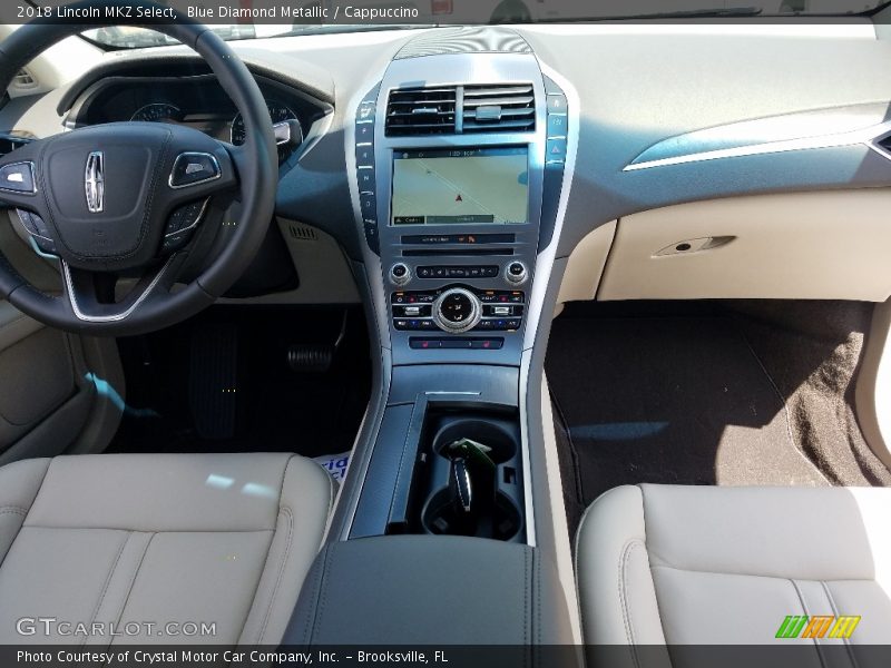 Blue Diamond Metallic / Cappuccino 2018 Lincoln MKZ Select