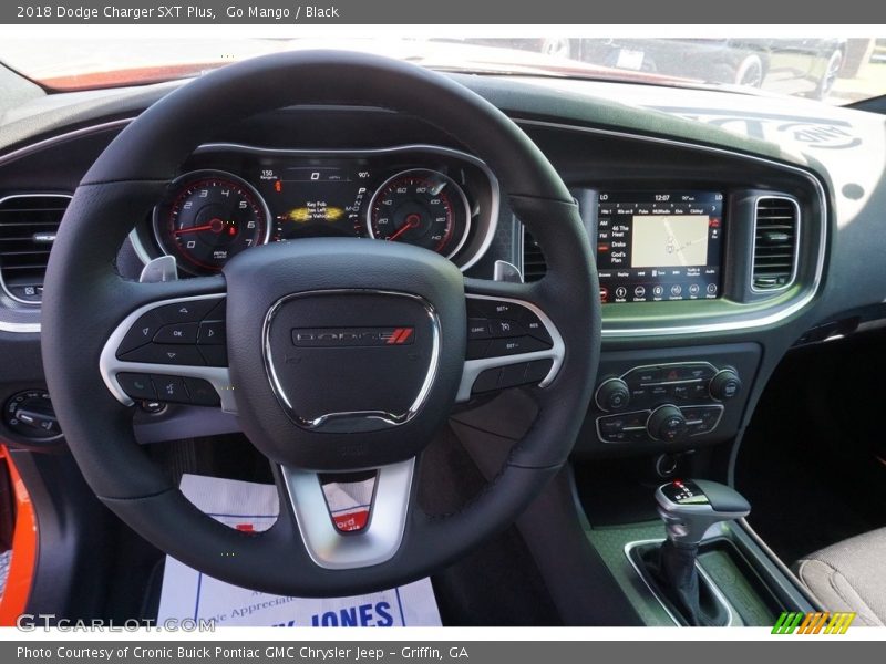Go Mango / Black 2018 Dodge Charger SXT Plus