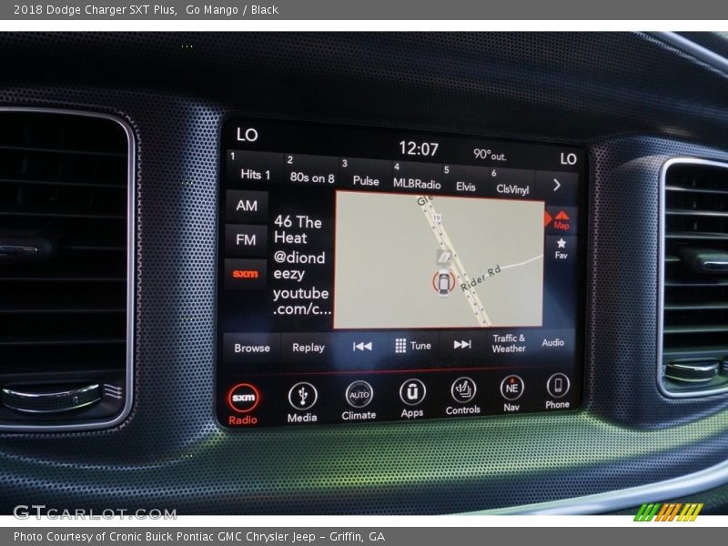 Go Mango / Black 2018 Dodge Charger SXT Plus