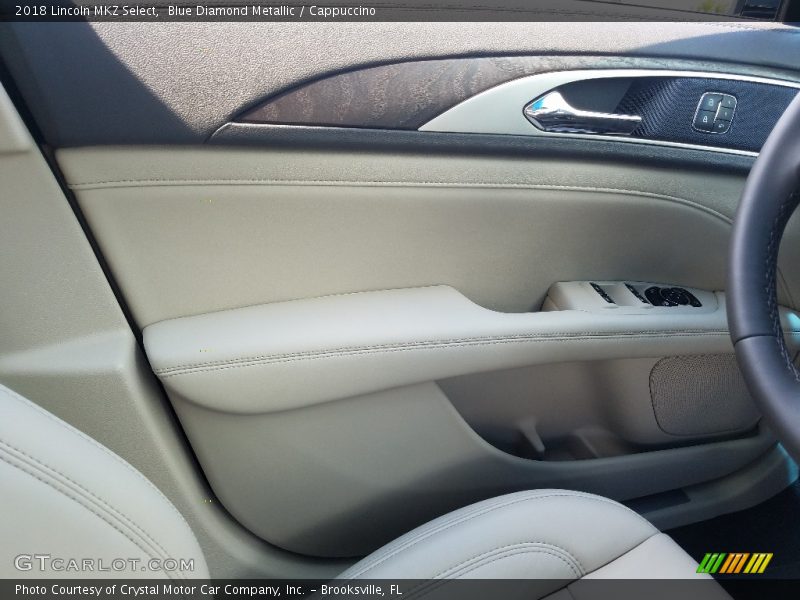 Blue Diamond Metallic / Cappuccino 2018 Lincoln MKZ Select