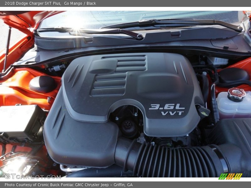 Go Mango / Black 2018 Dodge Charger SXT Plus