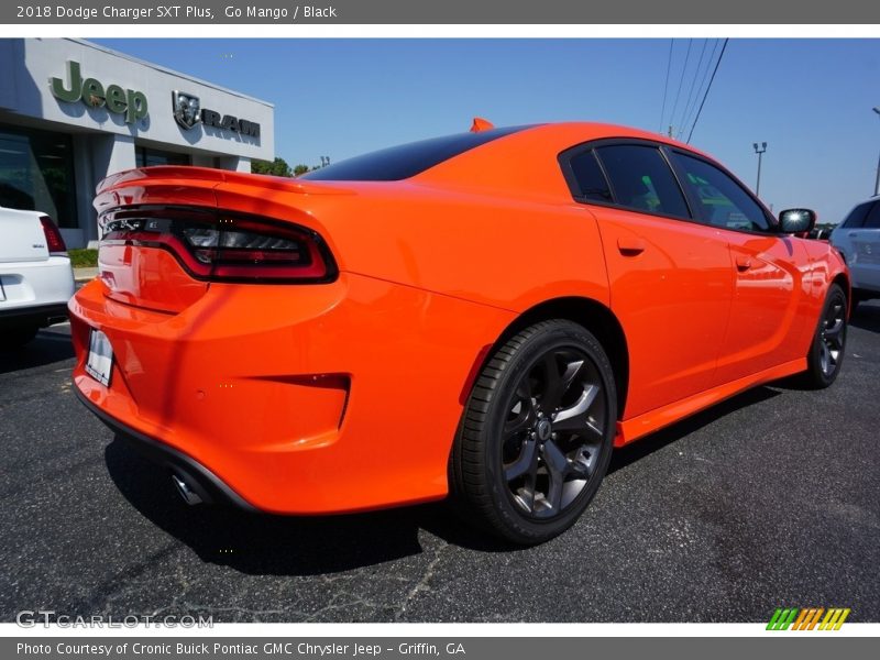 Go Mango / Black 2018 Dodge Charger SXT Plus