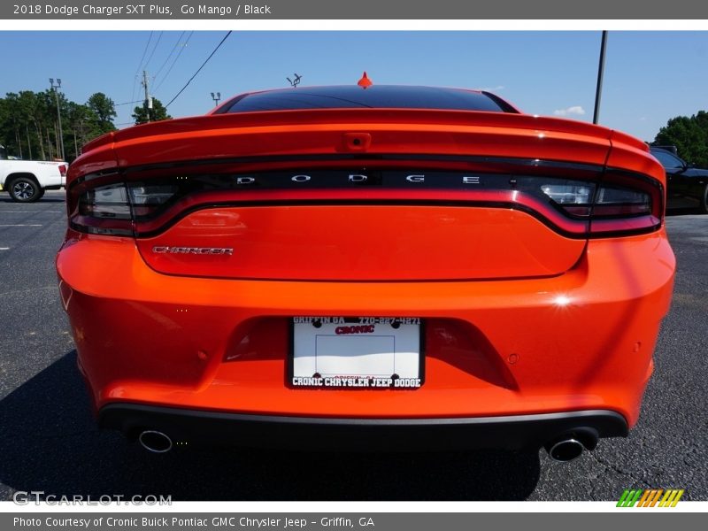 Go Mango / Black 2018 Dodge Charger SXT Plus