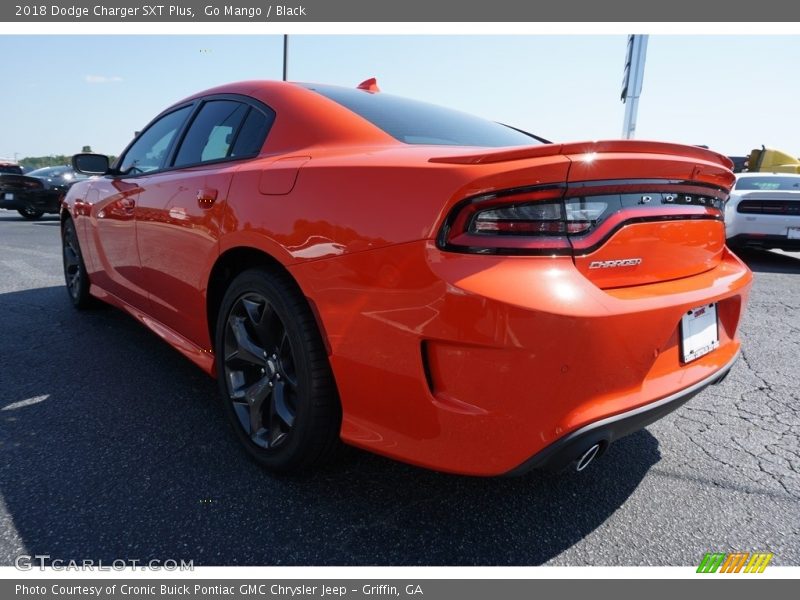 Go Mango / Black 2018 Dodge Charger SXT Plus