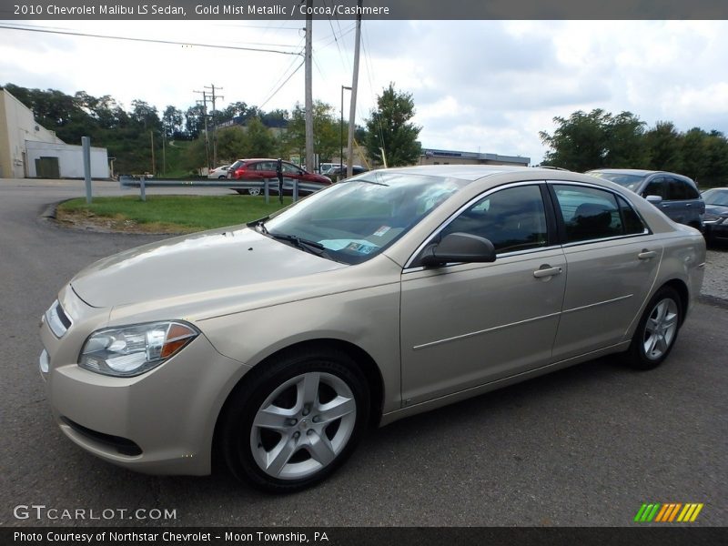 Gold Mist Metallic / Cocoa/Cashmere 2010 Chevrolet Malibu LS Sedan