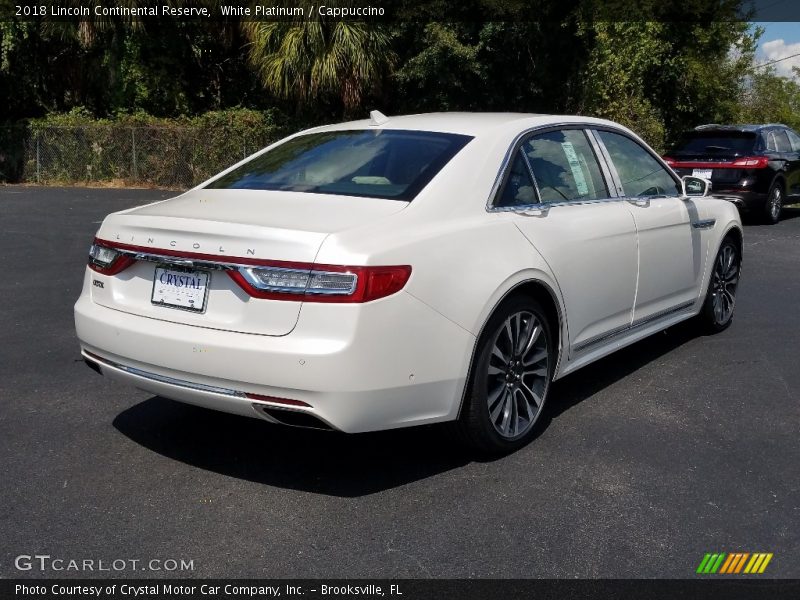 White Platinum / Cappuccino 2018 Lincoln Continental Reserve