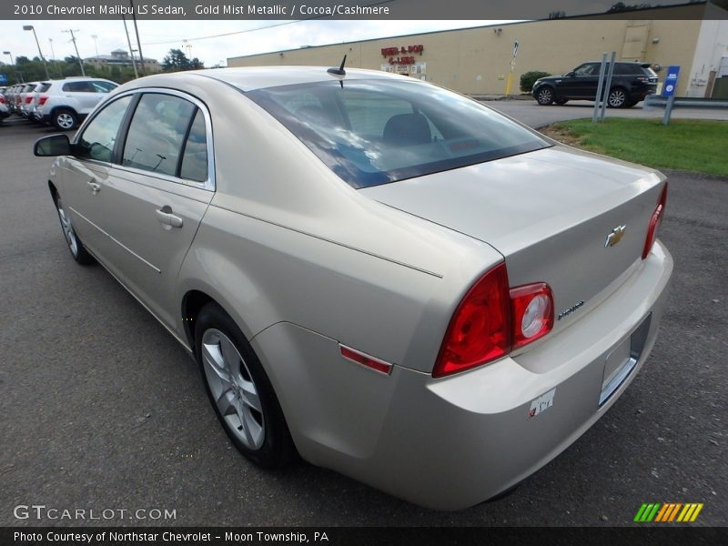 Gold Mist Metallic / Cocoa/Cashmere 2010 Chevrolet Malibu LS Sedan