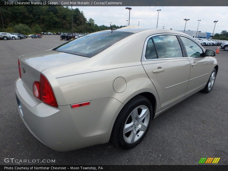 Gold Mist Metallic / Cocoa/Cashmere 2010 Chevrolet Malibu LS Sedan