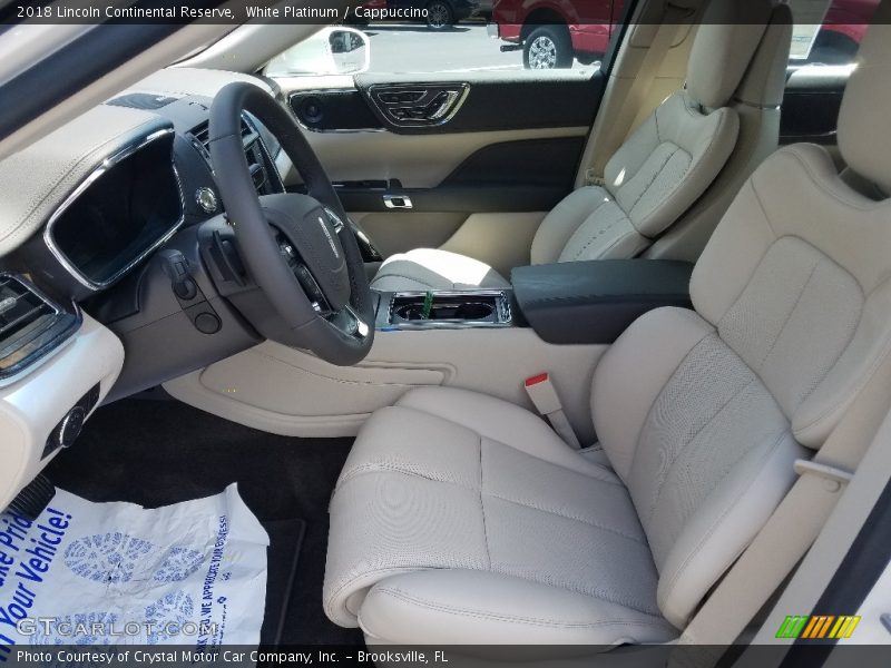 White Platinum / Cappuccino 2018 Lincoln Continental Reserve