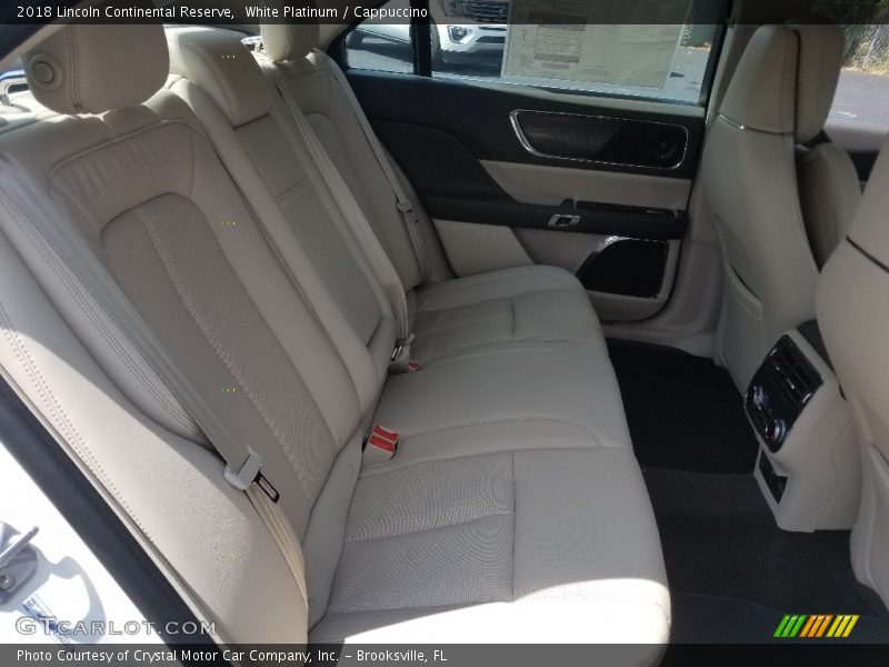 White Platinum / Cappuccino 2018 Lincoln Continental Reserve