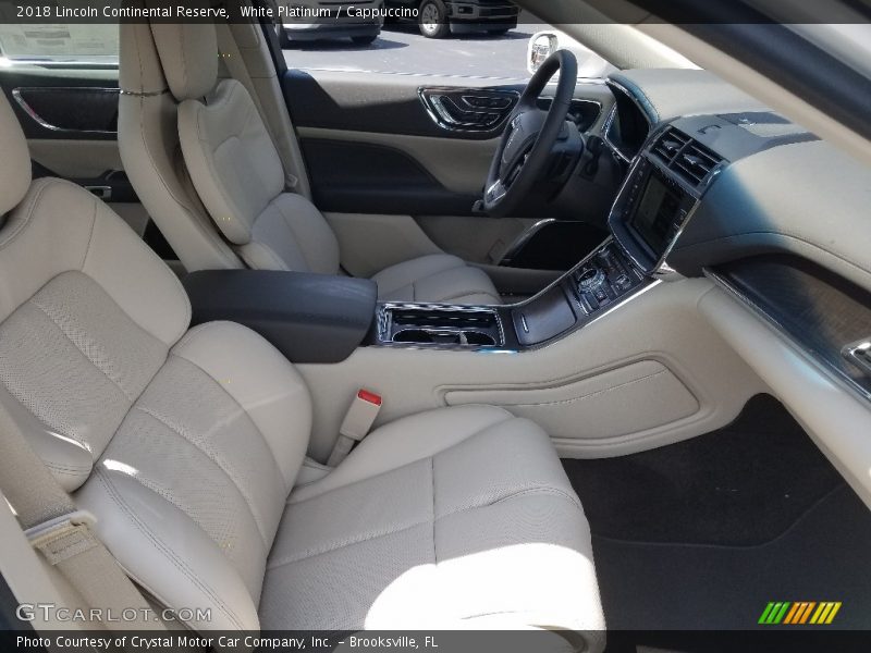 White Platinum / Cappuccino 2018 Lincoln Continental Reserve