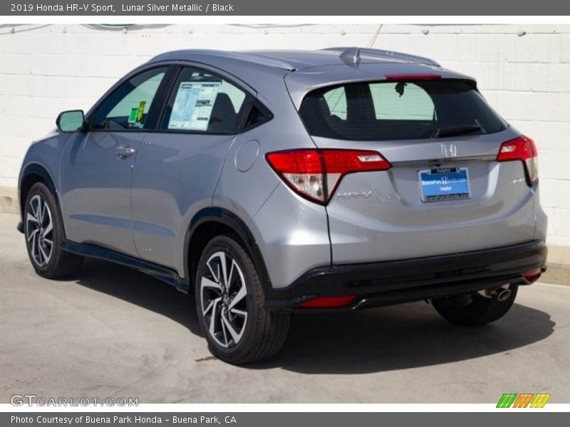 Lunar Silver Metallic / Black 2019 Honda HR-V Sport