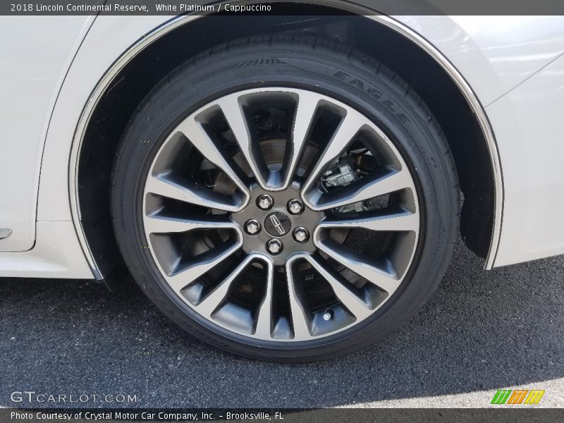 White Platinum / Cappuccino 2018 Lincoln Continental Reserve