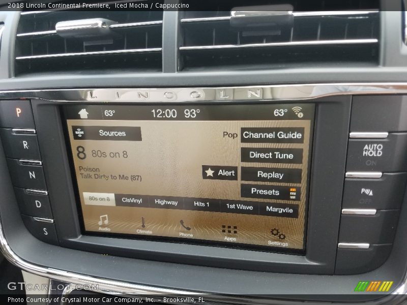 Iced Mocha / Cappuccino 2018 Lincoln Continental Premiere