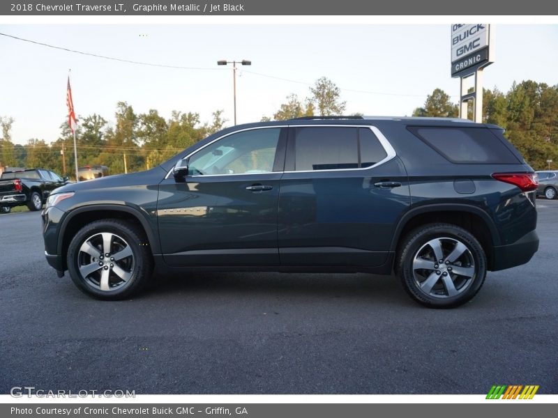 Graphite Metallic / Jet Black 2018 Chevrolet Traverse LT