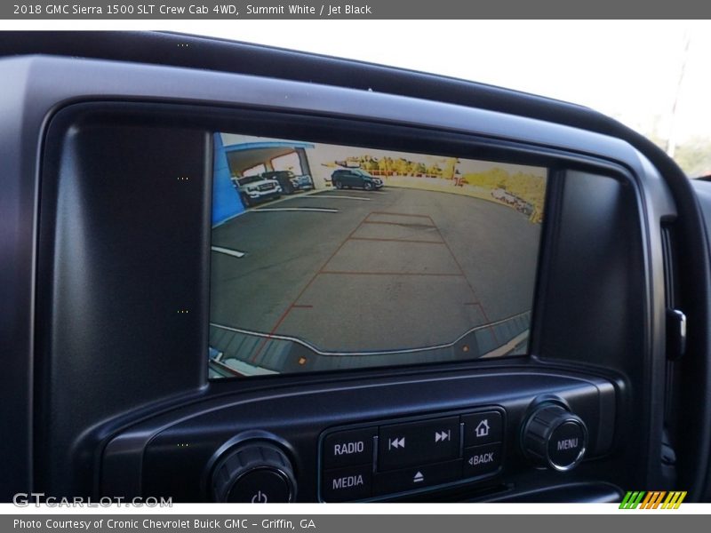 Summit White / Jet Black 2018 GMC Sierra 1500 SLT Crew Cab 4WD