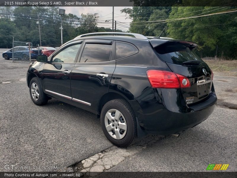 Super Black / Black 2015 Nissan Rogue Select S AWD