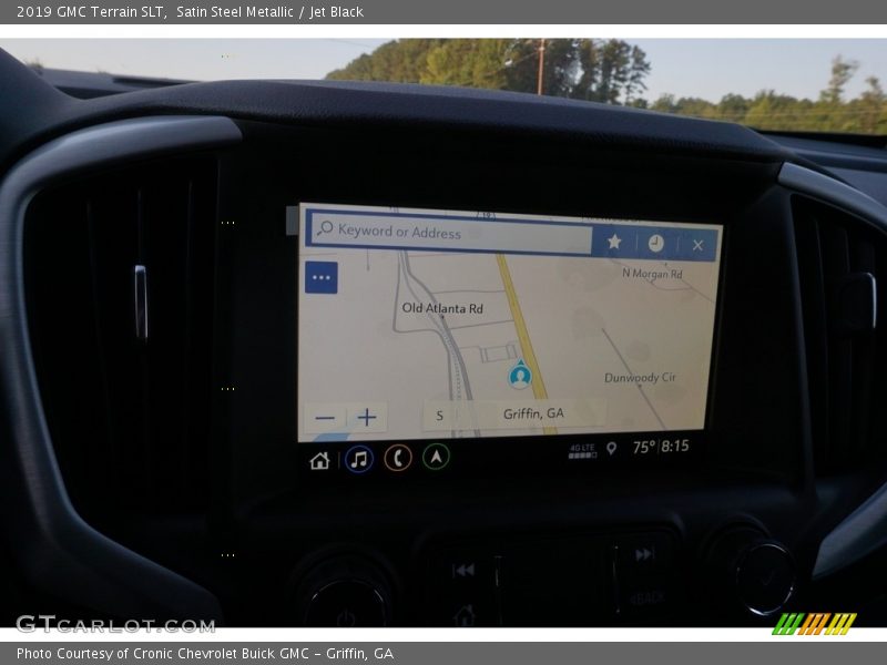 Satin Steel Metallic / Jet Black 2019 GMC Terrain SLT