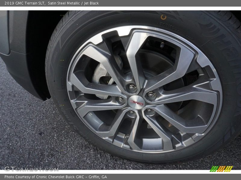 Satin Steel Metallic / Jet Black 2019 GMC Terrain SLT