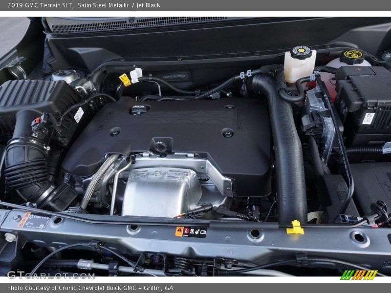 Satin Steel Metallic / Jet Black 2019 GMC Terrain SLT