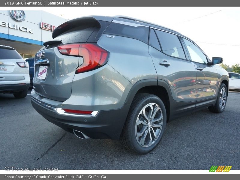 Satin Steel Metallic / Jet Black 2019 GMC Terrain SLT