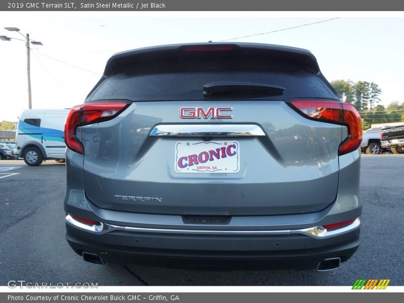 Satin Steel Metallic / Jet Black 2019 GMC Terrain SLT