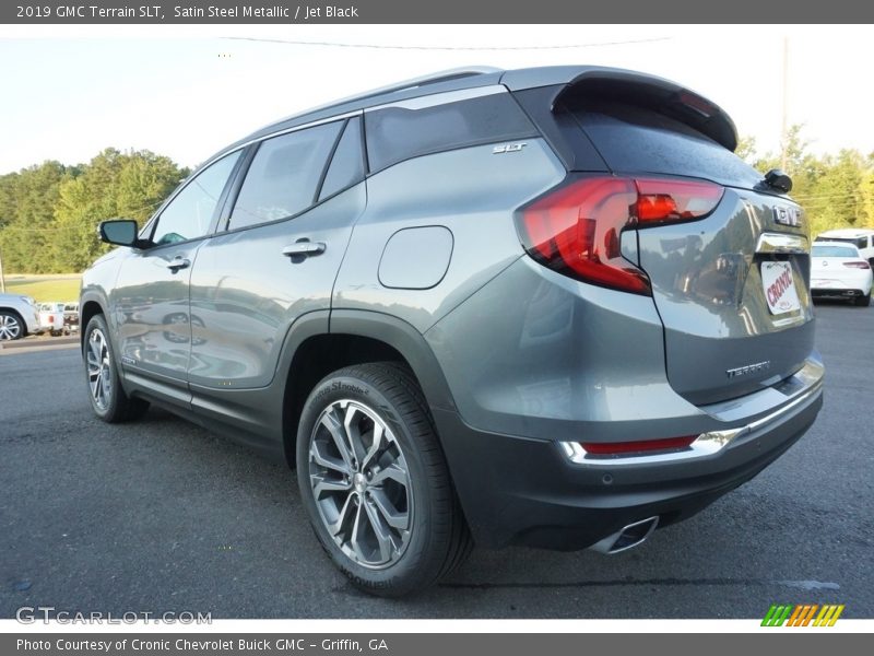 Satin Steel Metallic / Jet Black 2019 GMC Terrain SLT
