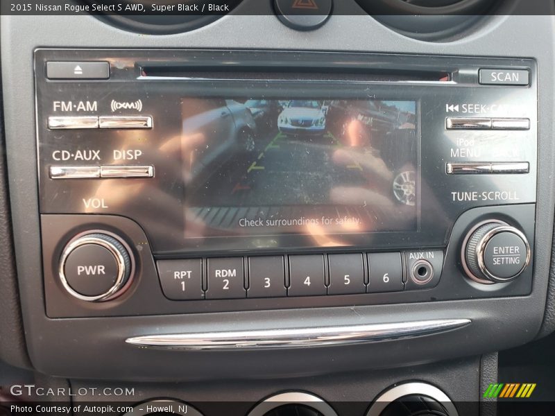 Super Black / Black 2015 Nissan Rogue Select S AWD