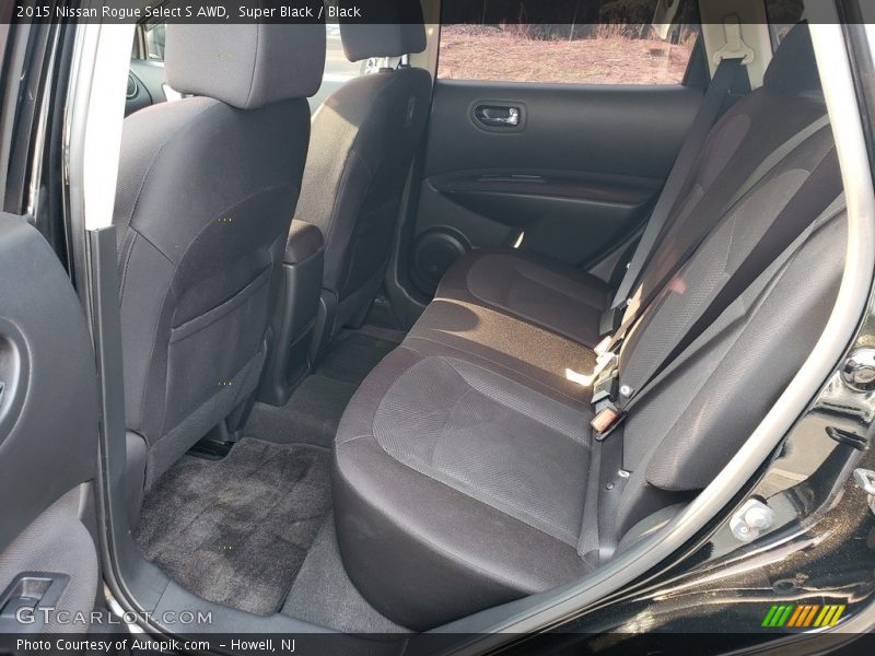 Super Black / Black 2015 Nissan Rogue Select S AWD