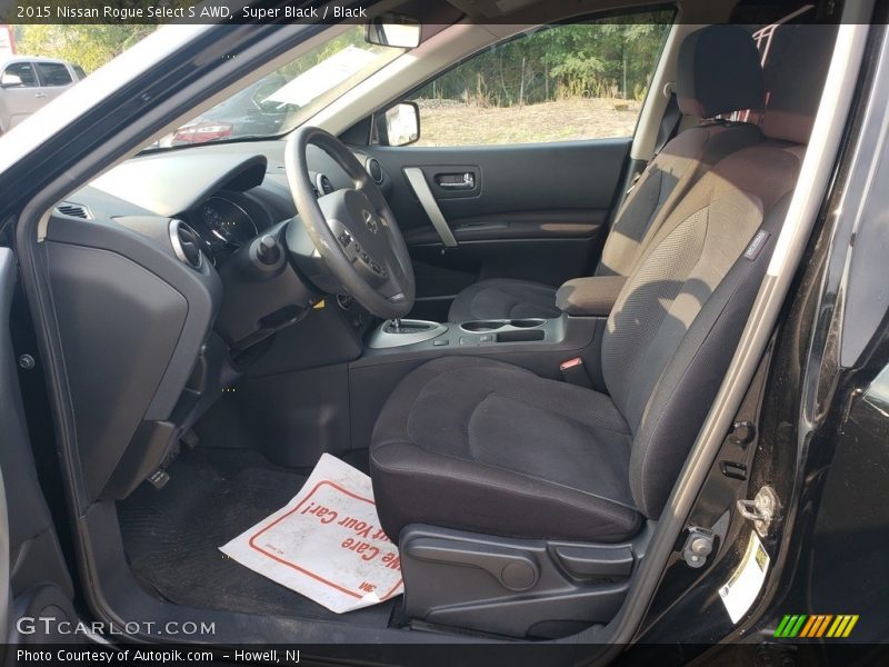 Super Black / Black 2015 Nissan Rogue Select S AWD