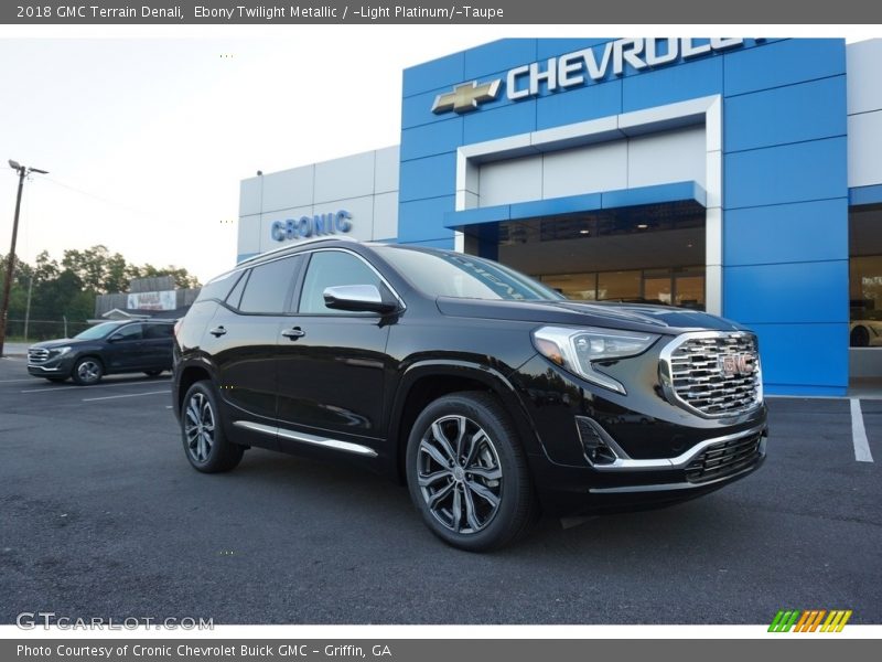 Ebony Twilight Metallic / ­Light Platinum/­Taupe 2018 GMC Terrain Denali