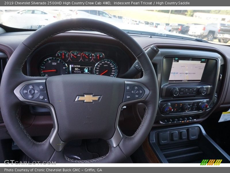 Iridescent Pearl Tricoat / High Country Saddle 2019 Chevrolet Silverado 2500HD High Country Crew Cab 4WD
