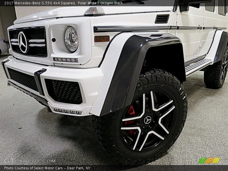 Polar White / designo Black 2017 Mercedes-Benz G 550 4x4 Squared
