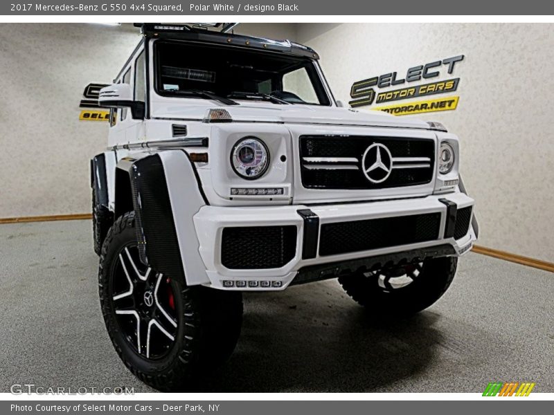 Polar White / designo Black 2017 Mercedes-Benz G 550 4x4 Squared