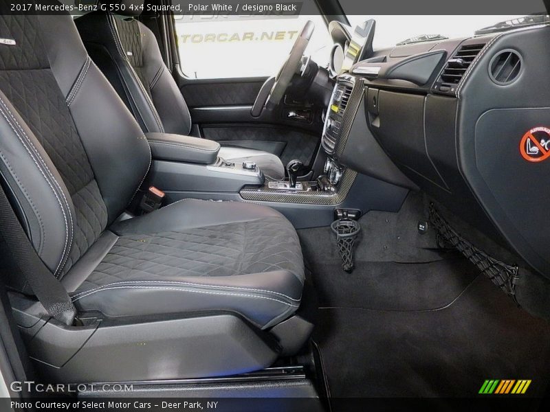 Front Seat of 2017 G 550 4x4 Squared