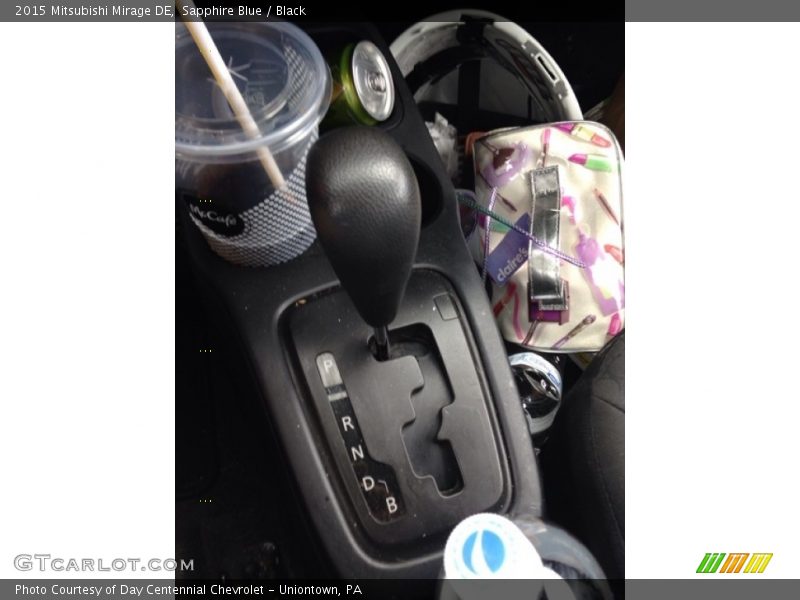 Sapphire Blue / Black 2015 Mitsubishi Mirage DE
