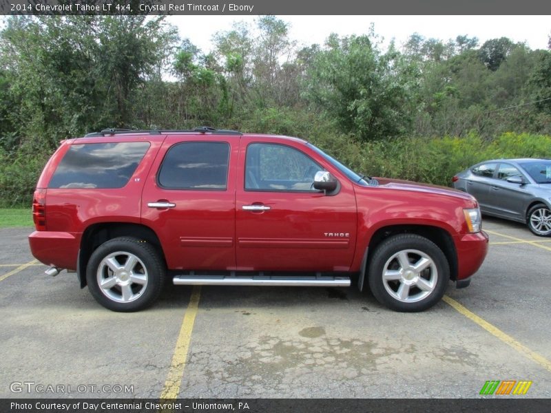 Crystal Red Tintcoat / Ebony 2014 Chevrolet Tahoe LT 4x4