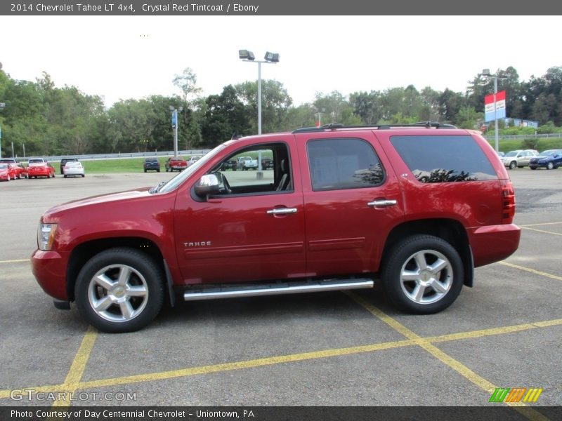 Crystal Red Tintcoat / Ebony 2014 Chevrolet Tahoe LT 4x4
