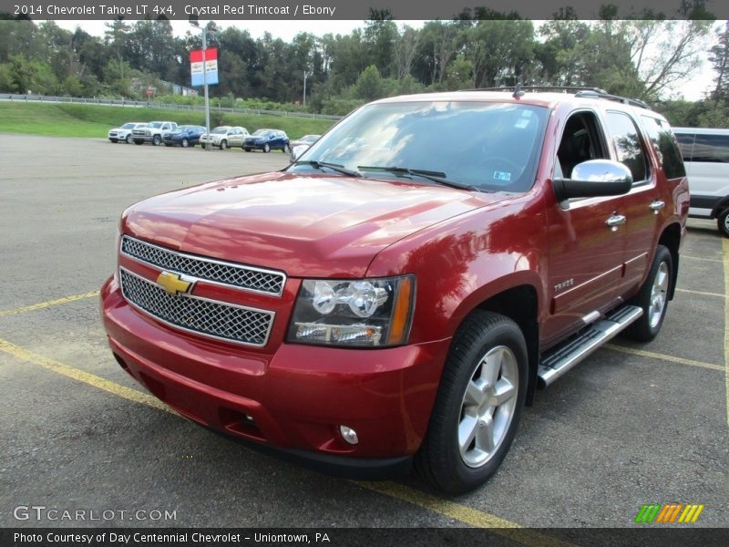 Crystal Red Tintcoat / Ebony 2014 Chevrolet Tahoe LT 4x4