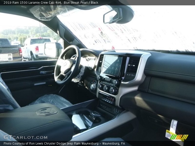 Blue Streak Pearl / Black 2019 Ram 1500 Laramie Crew Cab 4x4