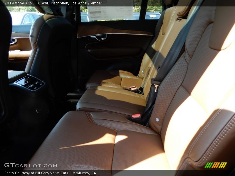 Ice White / Amber 2019 Volvo XC90 T6 AWD Inscription